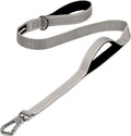 4FT Heavy Duty Dog Leash with Soft Padded Double Handle | Traffic Handle Extra Control,Auto Lock Hook,Reflective Nylon Walking Lead for Large,Medium,Small Breed Dogs